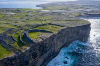 A view back across the karst landscape of Inis Mór